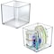 Azar Displays 6'' Deluxe Clear Acrylic Square Cube Bin for Counter, 2PK 556306-GS-2PK - alternate 1